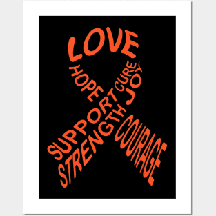 Leukemia Cancer Awareness Fight Cancer Ribbon Posters and Art